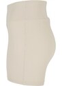 URBAN CLASSICS Ladies Recycled High Waist Cycle Hot Pants - softseagrass