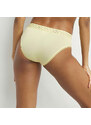 OH MY DIM'S BIKINI - Fashionable panties with a raised waist - yellow