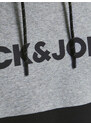 Jack and Jones Mikina Logo Blocking Regular Fit bílá