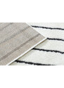 Dywany Łuszczów Kusový koberec Mode 8494 geometric cream/black - 140x190 cm