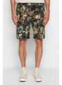 Trendyol Men's Multicolored Cargo Gabardine Shorts