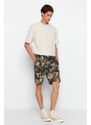 Trendyol Men's Multicolored Cargo Gabardine Shorts