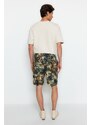 Trendyol Men's Multicolored Cargo Gabardine Shorts