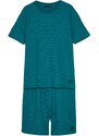 Trendyol Oil Regular Fit Textured Knitted Pajamas Set