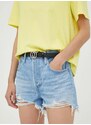 Džínové šortky Levi's 501 dámské, hladké, high waist, 56327.0086-LightIndig