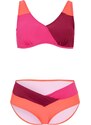 bonprix Bikiny s kosticemi (2dílná souprava) Pink