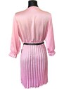 HollywoodStyle.cz krátké plisované společenské šaty Fizy: Růžová Polyester ONESIZE