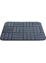 BO-MA koberce Protiskluzová koupelnová předložka 3D 667 dark grey - 40x50 cm