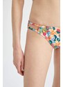 DEFACTO Regular Fit Floral Bikini Bottom