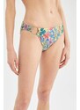 DEFACTO Fall In Love Regular Fit Tropical Patterned Bikini Bottoms