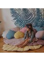 Moi Mili Pudrově růžová dětská hrací deka Shell 115 x 110 cm