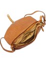 Dámská kožená crossbody kabelka VS 013 camel