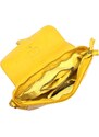 Dámská kožená crossbody kabelka VS 005 žlutá