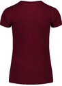 Nordblanc Vínové dámské bavlněné tričko SUNBOW