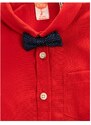 Koton Shirt with Bow Tie Short Sleeved One Pocket