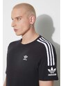 Bavlněné tričko adidas Originals černá barva, s aplikací, IA6344-BLACK