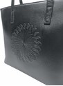 Tapple Černá dámská kabelka přes rameno se vzorem