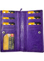 Dámská kožená peněženka Roberto fialová 3174