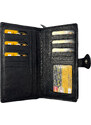 Dámská kožená peněženka Roberto černá 3174