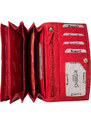 Dámská kožená peněženka Roberto červená 2497