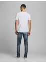 Jack and Jones Tričko Corp Slim Fit bílé