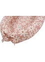 Malomi Kids Růžové bavlněné hnízdečko Blush Daisies 85 cm