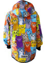 Crawler Softshellová bunda zateplená dětská Kočky