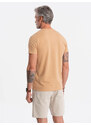 Ombre Men's cotton t-shirt with pocket print