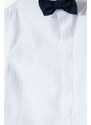 Max & Mia Chlapecká bílá společenská košile s motýlkem