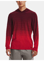 Under Armour Mikina UA Seamless LUX Hoodie-RED - Pánské