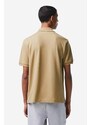 Bavlněné polo tričko Lacoste béžová barva, L1212-001