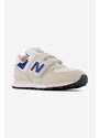 Dětské sneakers boty New Balance béžová barva