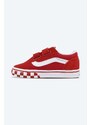 Dětské tenisky Vans Old Skool V červená barva