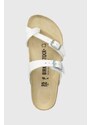 Žabky Birkenstock dámské, bílá barva, na platformě, 0071053-white