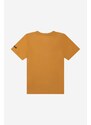 Dětské bavlněné tričko Timberland Short Sleeves Tee-shirt oranžová barva