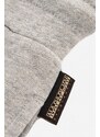 Bavlněné šortky Napapijri šedá barva, s potiskem