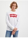 Levi's Bílé pánské tričko Levi's - Pánské