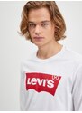 Levi's Bílé pánské tričko Levi's - Pánské