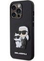 Ochranný kryt pro iPhone 13 Pro - Karl Lagerfeld, Saffiano Karl and Choupette NFT Black