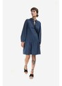 Šaty A.P.C. Robe Natalia COEYL-F05944 INDIGO WASHED tmavomodrá barva, mini