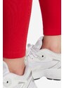 Legíny adidas Originals dámské, červená barva, hladké, IA6445-red