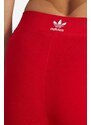 Legíny adidas Originals dámské, červená barva, s aplikací, IB7382-red