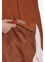 Mikina adidas Originals dámská, hnědá barva, s kapucí, s aplikací, HL0050-brown