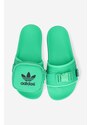 Pantofle adidas Originals Pouchylet dámské, zelená barva, GZ4330-green