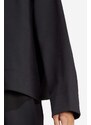 Mikina adidas Originals dámská, černá barva, hladká, IC5254-black