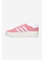 Sneakers boty adidas Originals Gazelle Bold W IG9653 růžová barva