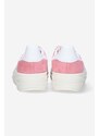 Sneakers boty adidas Originals Gazelle Bold W IG9653 růžová barva