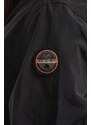 Nepromokavá bunda Napapijri Rainforest dámská, černá barva, přechodná, NP0A4G7G0411