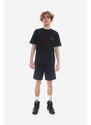 Bavlněné šortky Norse Projects Aros Regular Light Shorts N35-0597 7004 tmavomodrá barva