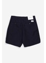 Bavlněné šortky Norse Projects Aros Regular Light Shorts N35-0597 7004 tmavomodrá barva